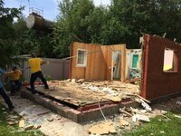 Демонтаж зданий, домов, хоз.построек. вывоз строительного мусора