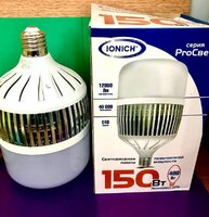 Лампа светодиодная led 150w 6500к, e40, 12800лм, ionich