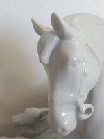 Фарфоровая статуэтка royal dux времён ссср. 49 х 40 см