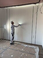 Механизированная шпаклёвка и безвоздушная покраска