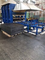 Напольное покрытие унидор для склада или цеха из резины