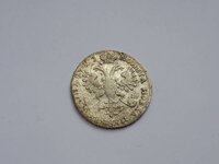 Редкая полтина 1723 года. пётр 1 в горностаевой мантии. монеты