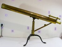 Редкий антикварный бронзовый телескоп a.bardou.