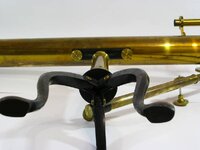 Редкий антикварный бронзовый телескоп a.bardou.