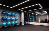 Резиновое плиточное покрытие для пола зала фитнеса монеточка 10