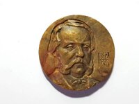 Серебряная медаль фридрих август. гончаров. давыдов.