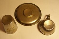 Серебряный набор для кофе, или чая. серебряные ложки и другое.