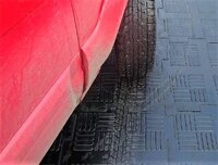 Резиновый паркет напольное покрытие для гаража, склада, цеха