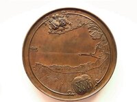 Медаль в памяти открытия санкт петербургского морского канала