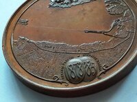 Медаль в памяти открытия санкт петербургского морского канала
