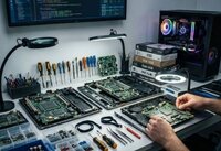 Ремонт ноутбуков, пк, принтеров - установка windows, удаление ви